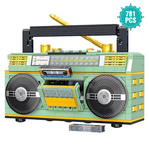 Kidzly Brick Lab - Retro Radio