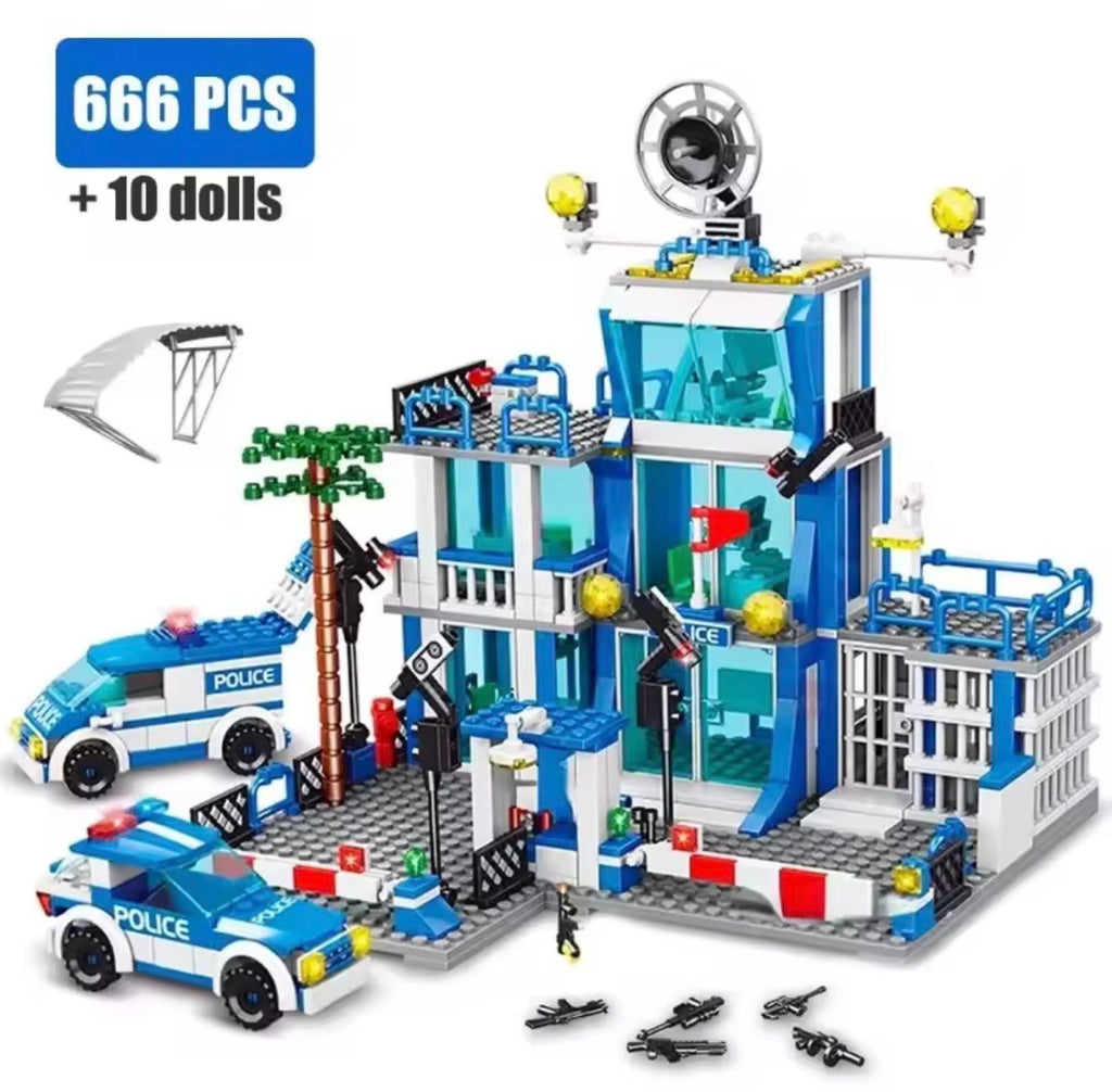 Kidzly Brick Lab - Police Station