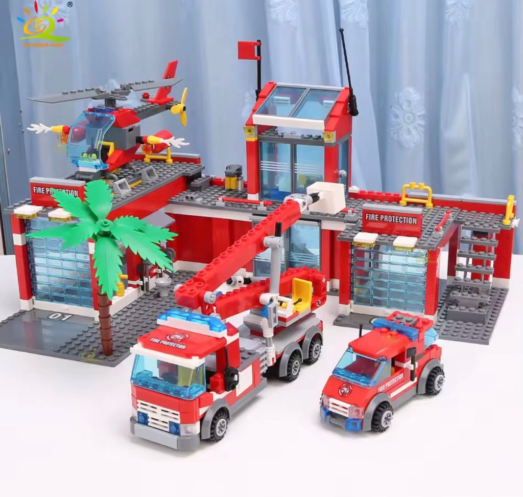 Kidzly Brick Lab - Fire Department