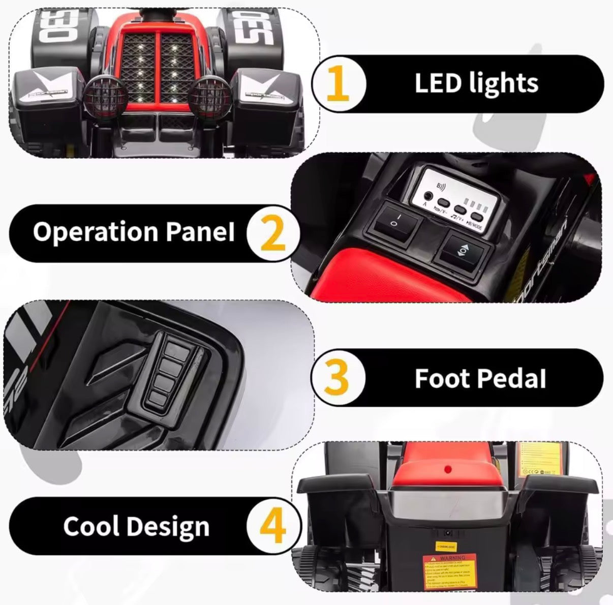 Electric Quad - LED & Music