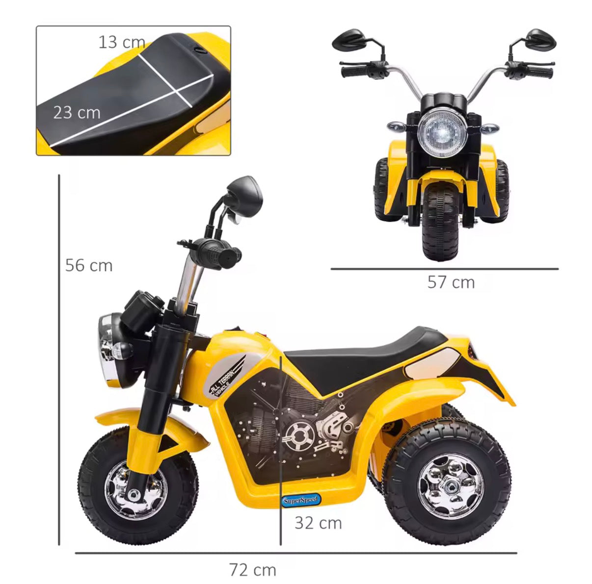 Electric Motorbike 6V Battery